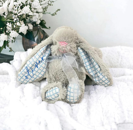 Easter Bunny | Personalised Bunny Rabbit | Personalised Bunny Soft Toy | Custom Bunny Plush Toy | Bunny Teddy | Baby Shower Gift