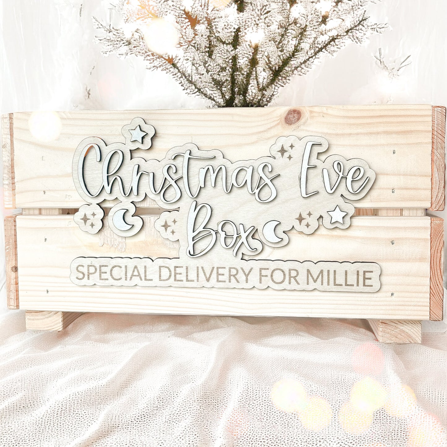 PERSONALISED WOODEN CHRISTMAS EVE BOX