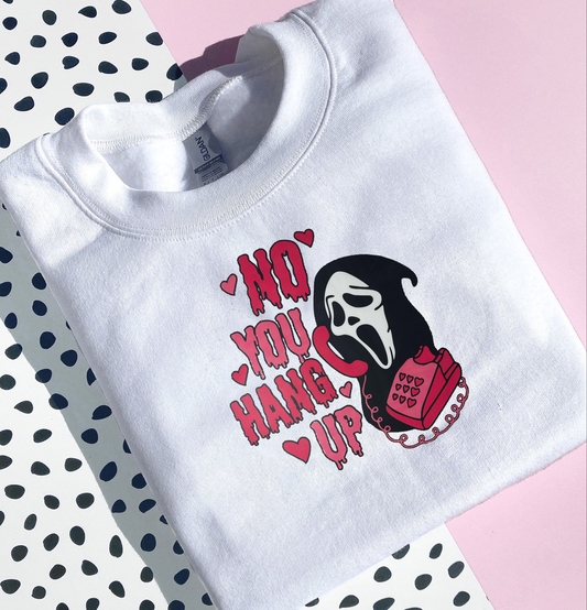 SCREAM GHOST FACE PRINTED CREWNECK/HOODIE