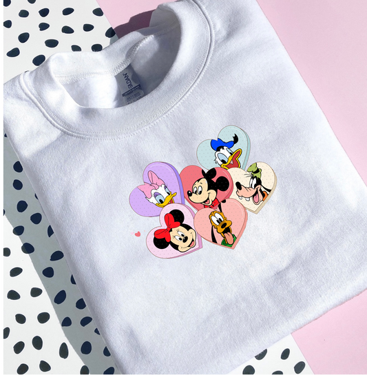 MOUSE PRINTED SWEATSHIRT/HOODIE