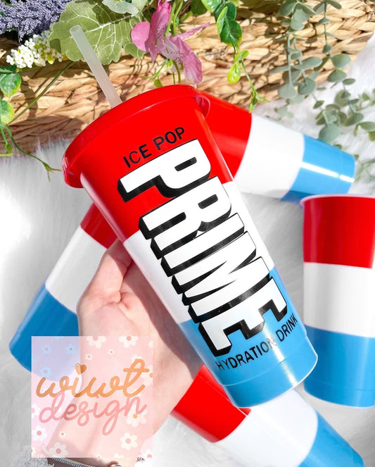 PERSONALISED PRIME 24OZ TRI COLOUR COLD CUP