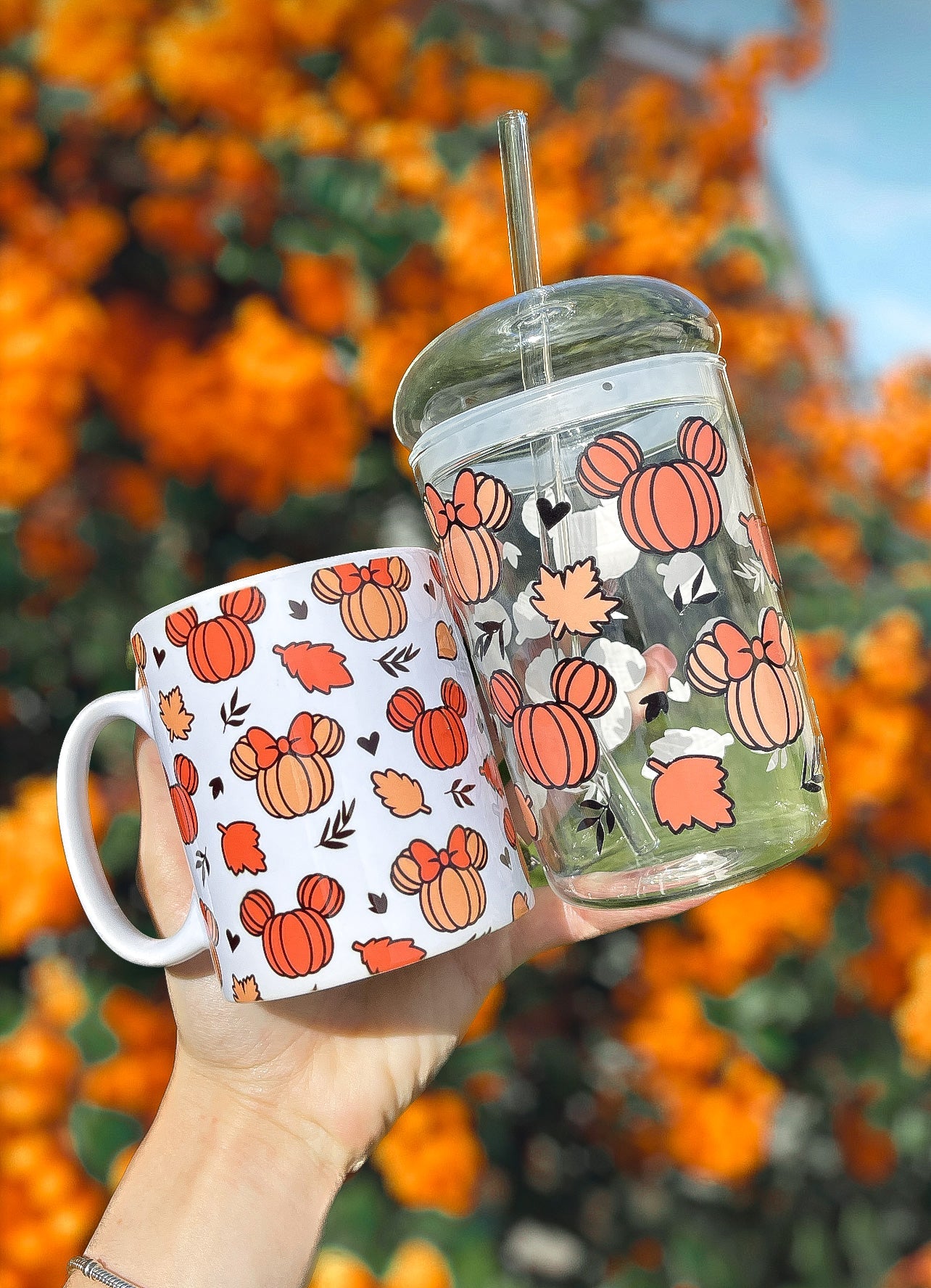 AUTUMN LEAF DOME GLASS