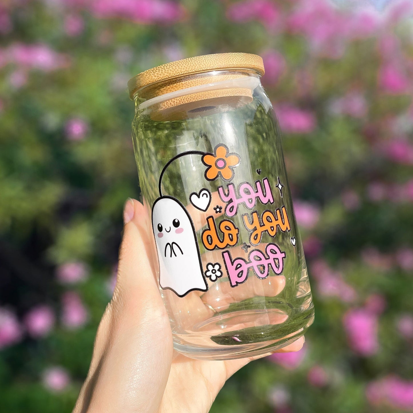 YOU DO YOU BOO 16OZ GLASS CAN