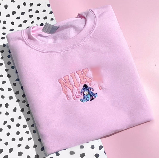 CARTOON EMBROIDERED CREWNECK/HOODIE