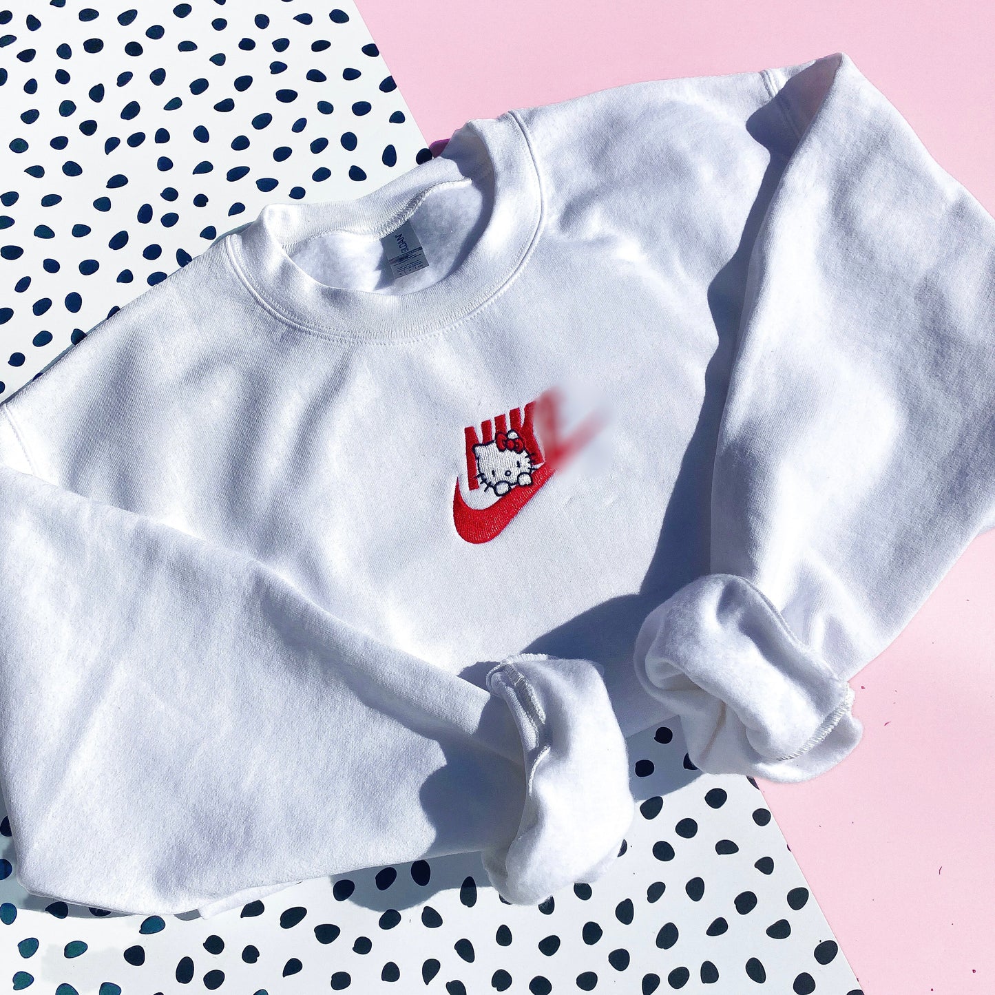CARTOON CAT INSPIRED CREWNECK/HOODIE