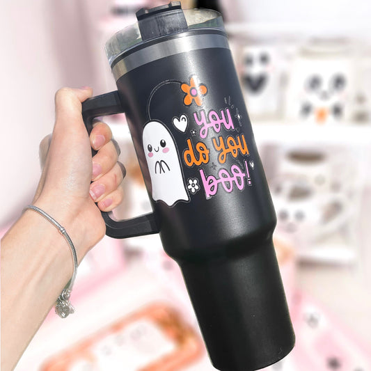 BOO GHOST HALLOWEEN 40OZ TUMBLER