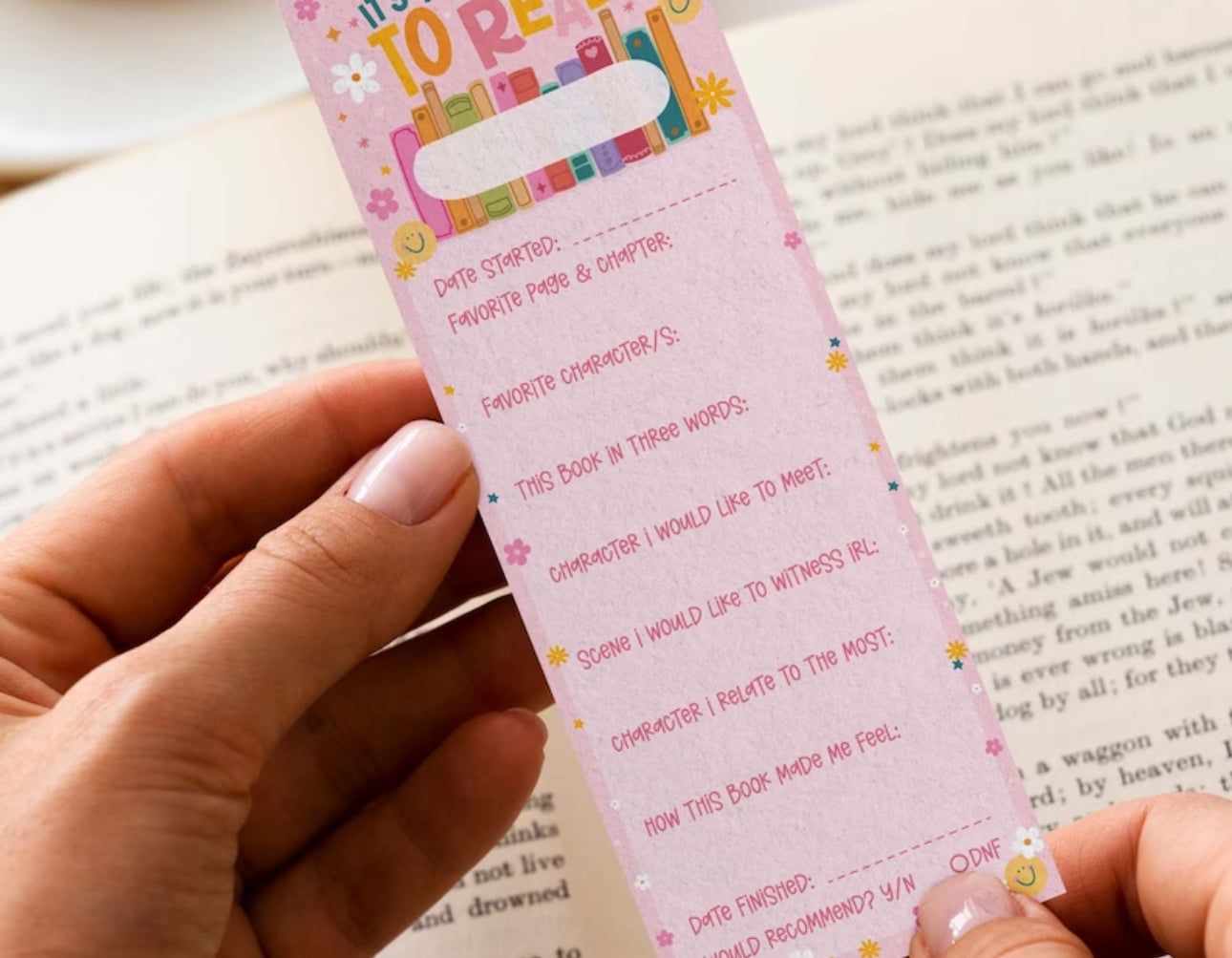 ITS A GREAT DAY TO READ BOOKMARK