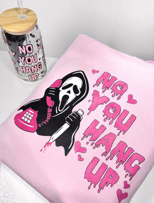 SCREAM NO YOU HANG UP PRINTED CREWNECK/HOODIE