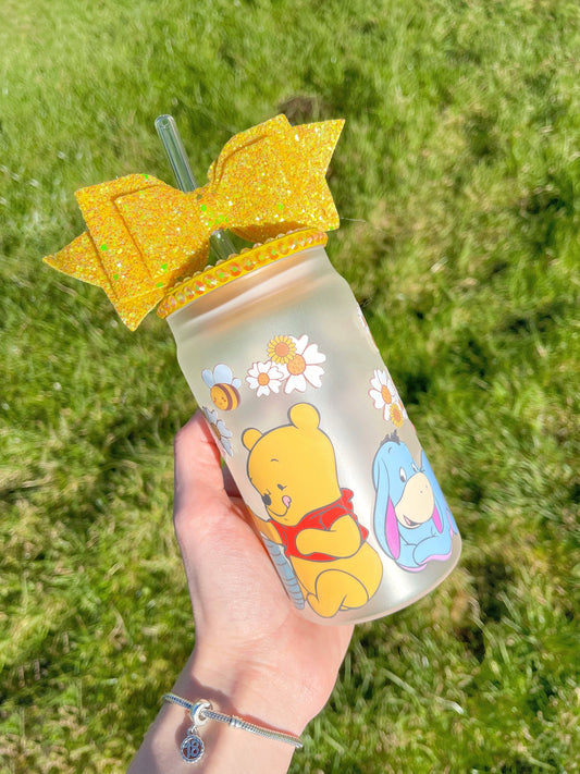 HONEY BEAR 16OZ GLASS CAN