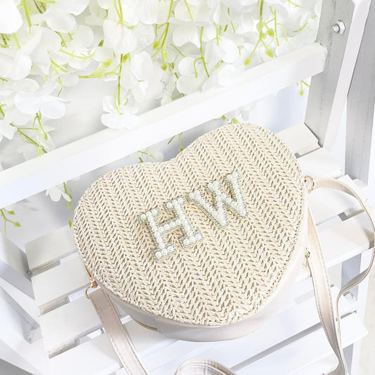 PERSONALISED LOVE HEART BAG