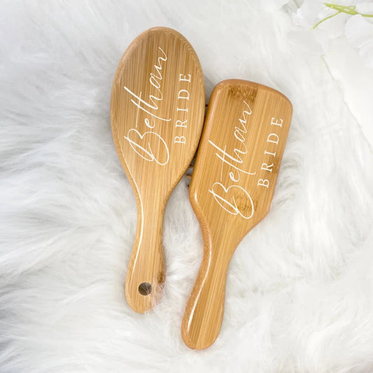 PERSONALISED WOODEN HAIRBRUSH