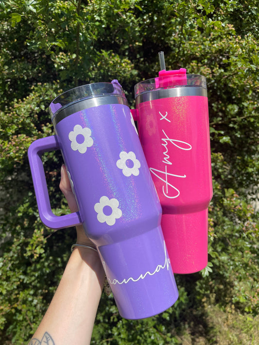 PERSONALISED SHIMMER 40OZ TUMBLER