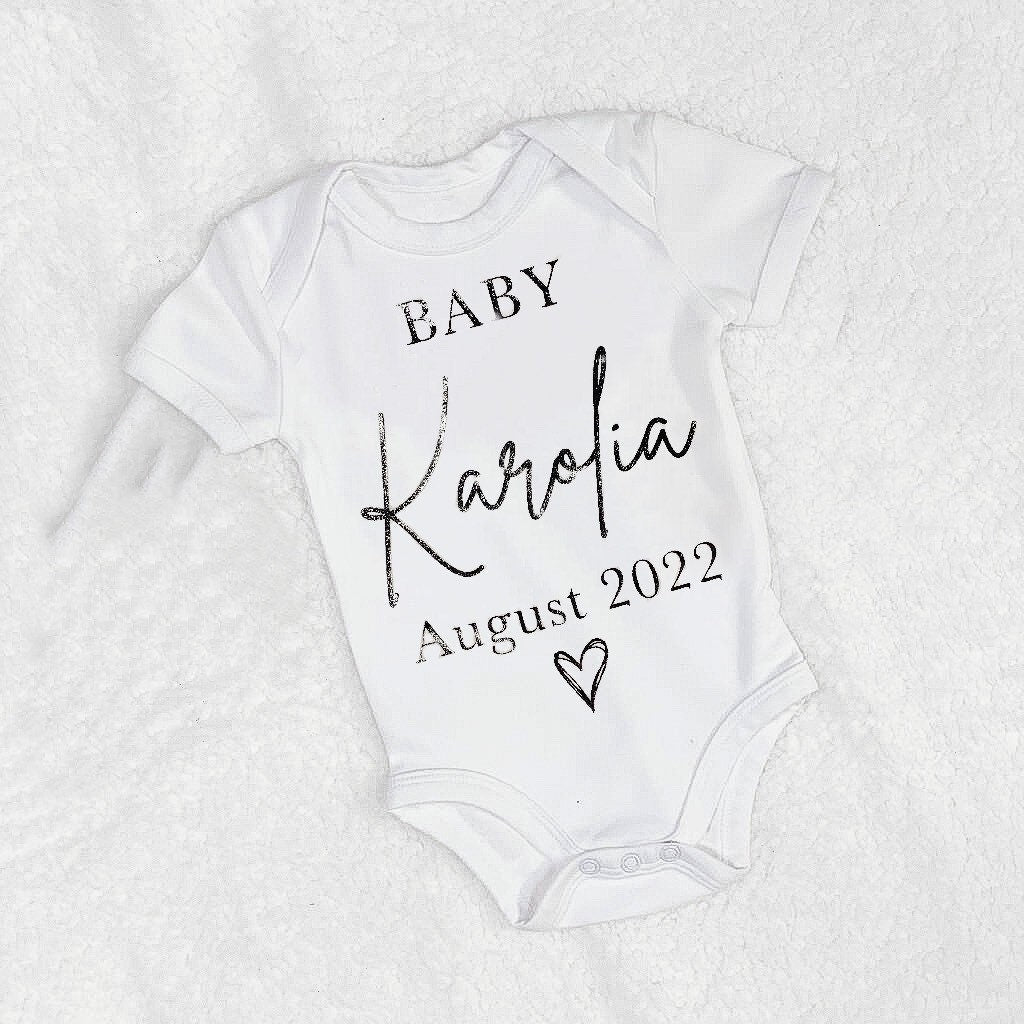 PREGNANCY ANNOUNCEMENT BABY VEST