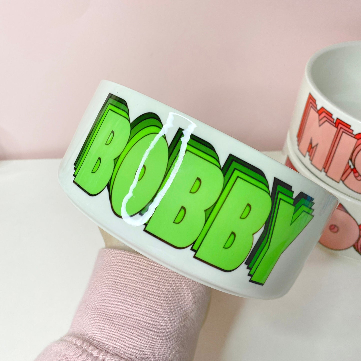 PERSONALISED FUNKY DOG/PET BOWL
