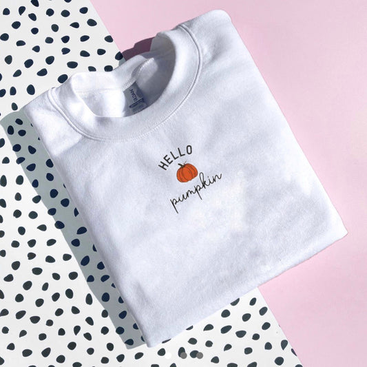 HELLO PUMPKIN CREWNECK/HOODIE