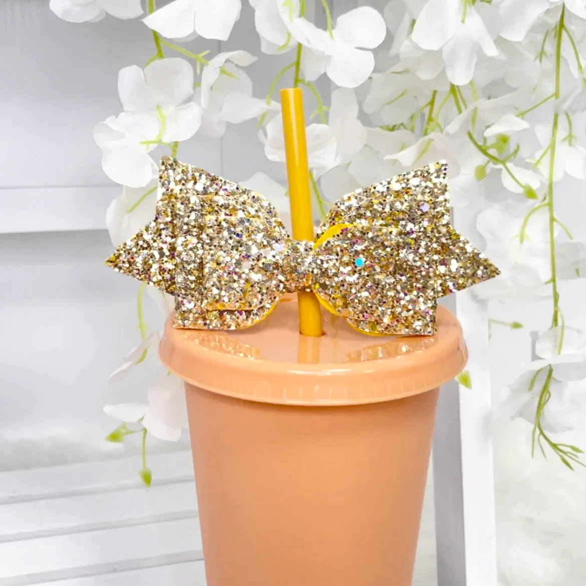 GOLD BOW TOPPER