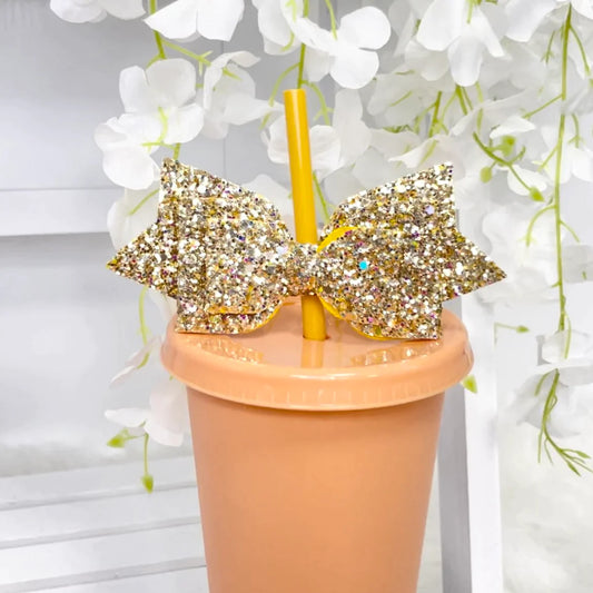 GOLD BOW TOPPER