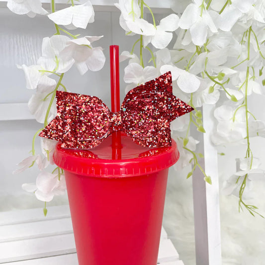 RED BOW TOPPER